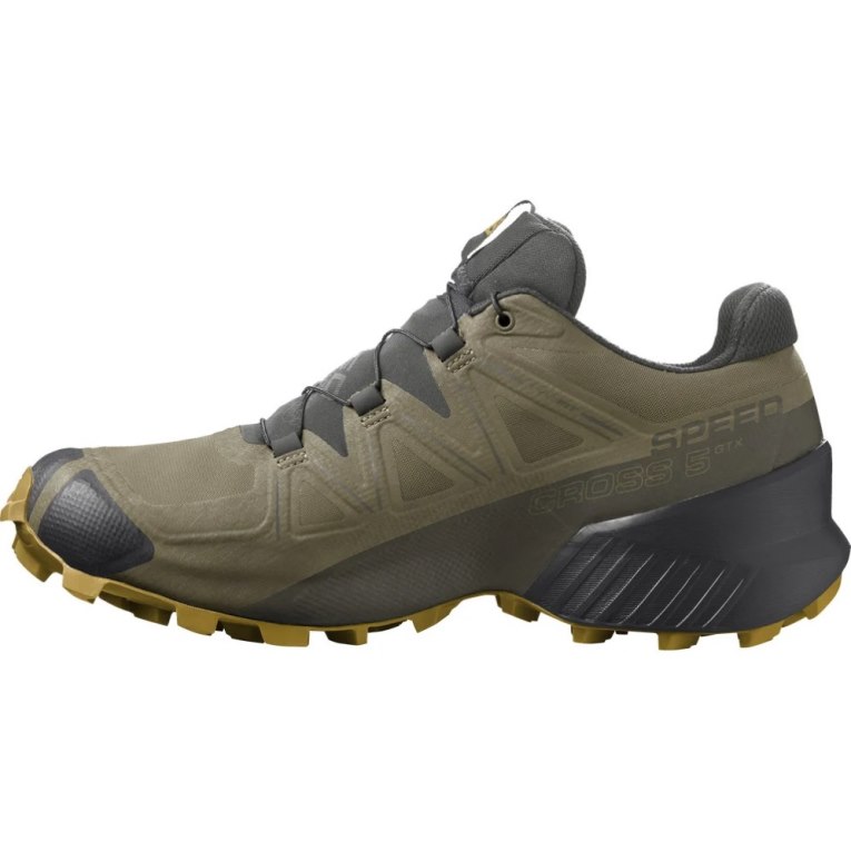 Sapatilhas Trail Running Salomon Speedcross 5 GTX Masculino Verde Oliva | PT N39608